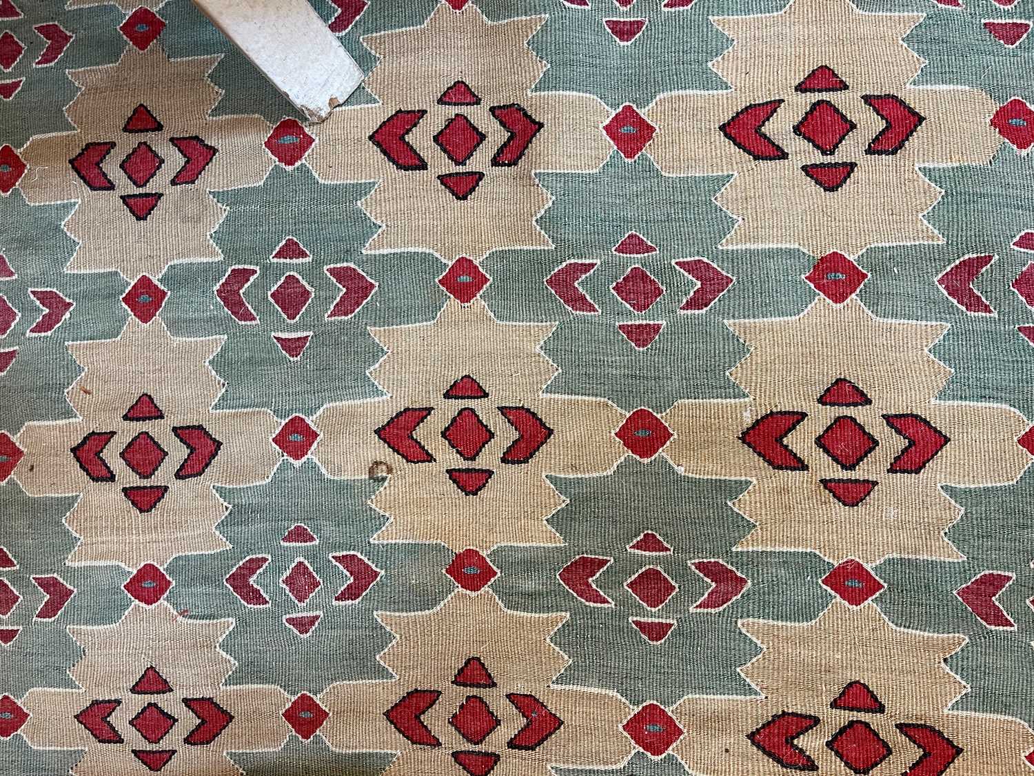 A Senneh kilim wool carpet, - Image 13 of 20