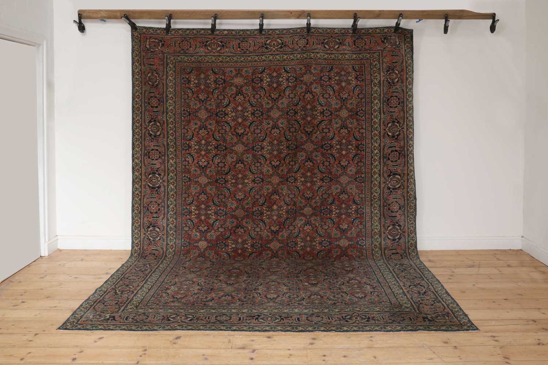 A Persian Mahal wool carpet,