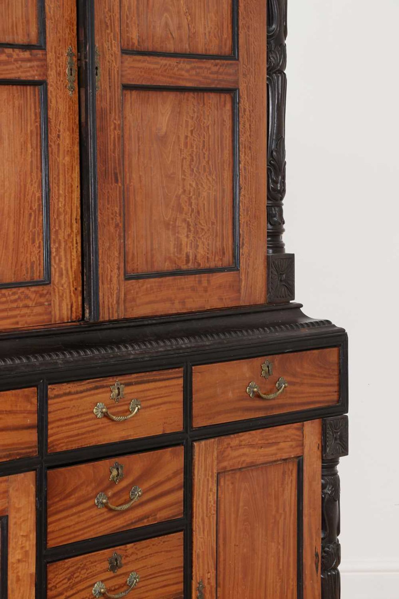 A satinwood and ebony cabinet, - Image 6 of 7