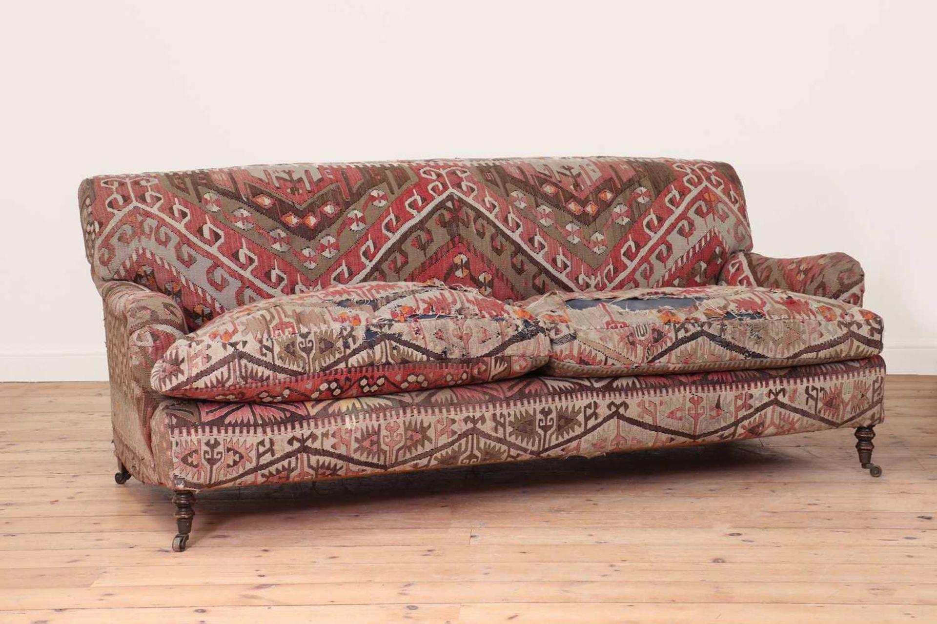 A pair of kilim-upholstered sofas, - Bild 12 aus 24