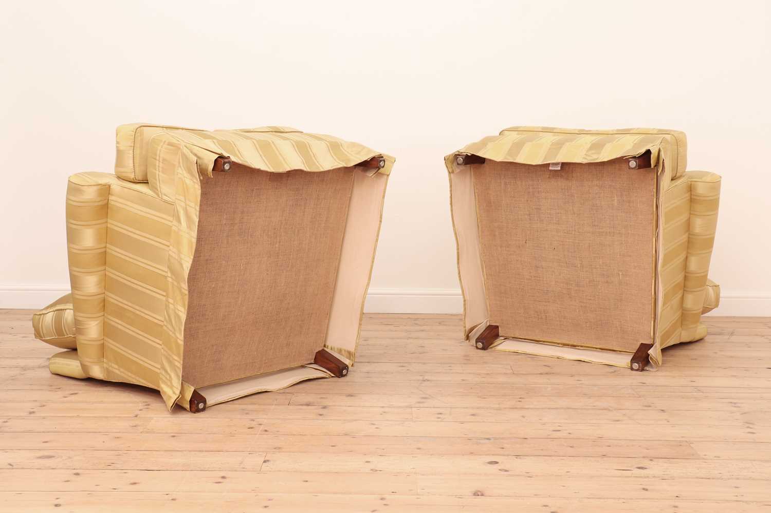 A pair of armchairs, - Image 6 of 6