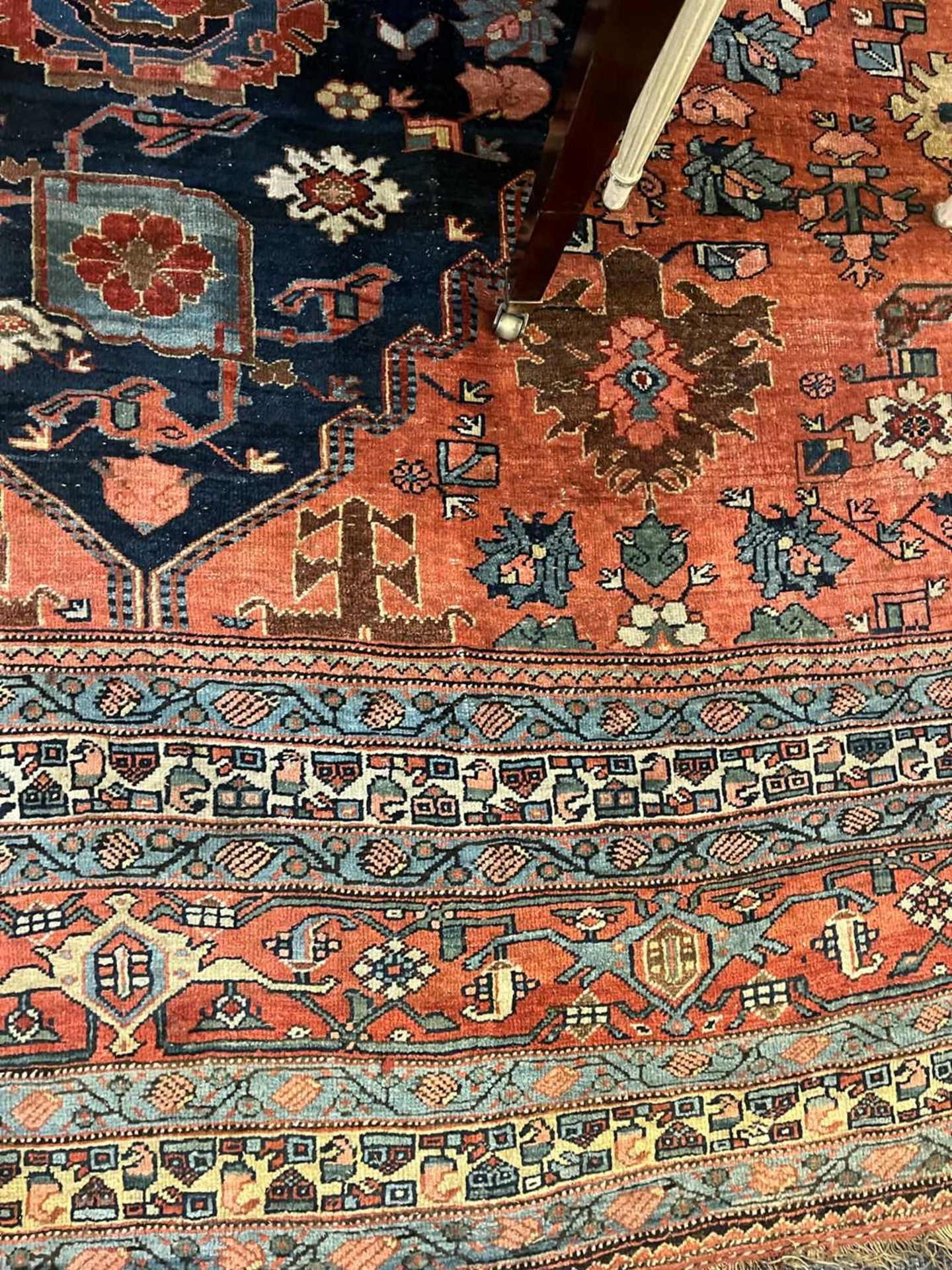 A large Persian wool carpet, - Bild 11 aus 28