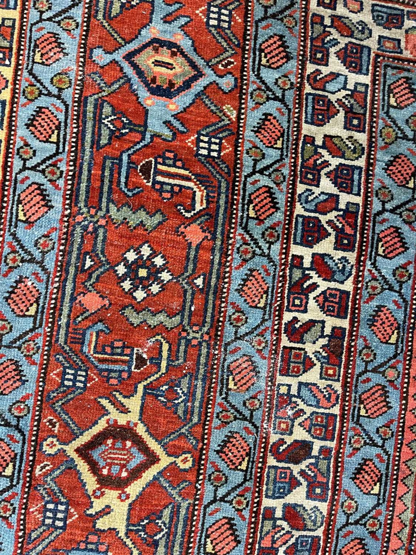 A large Persian wool carpet, - Image 18 of 28