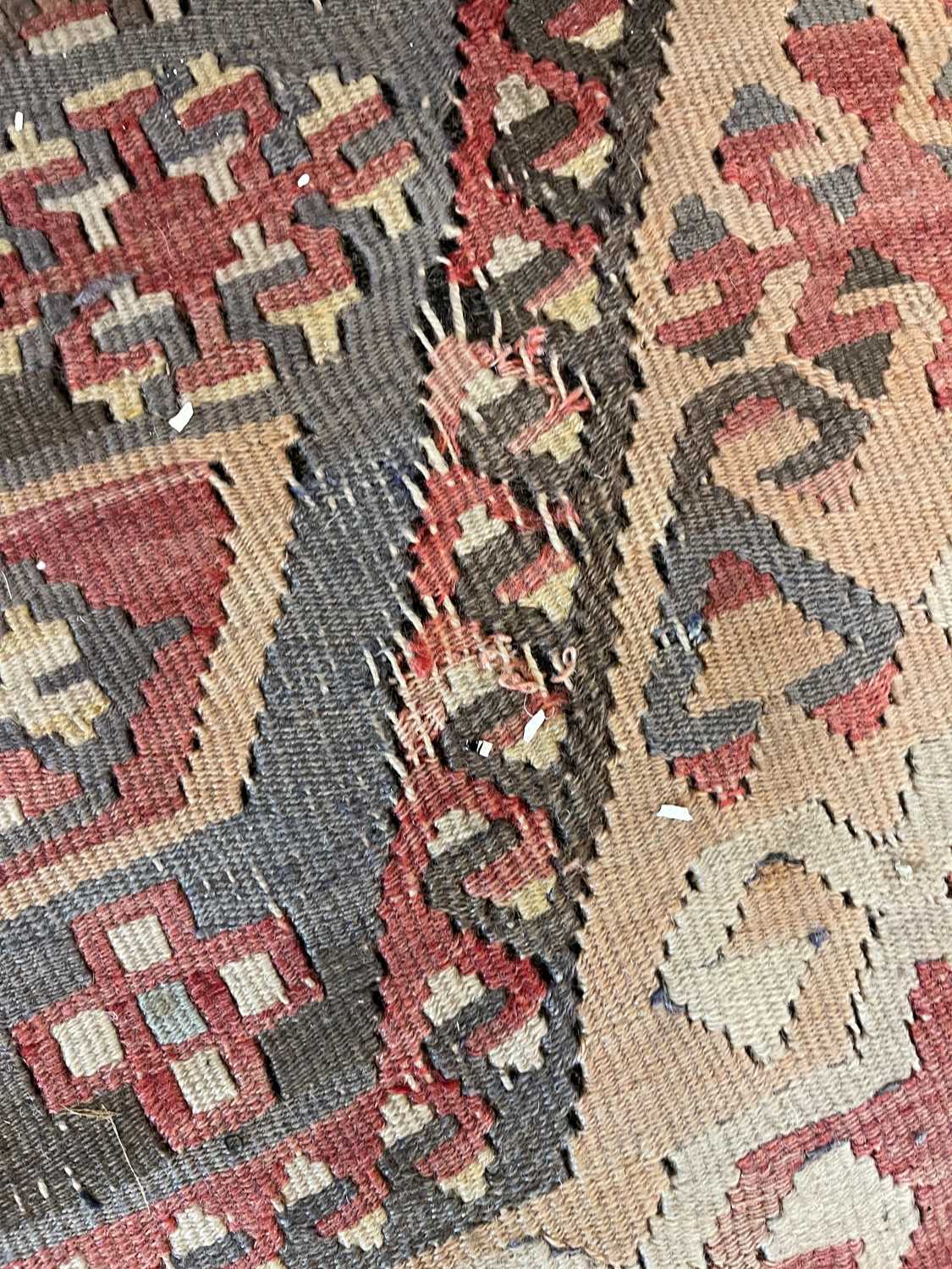 A Kilim flatweave wool carpet, - Image 6 of 20