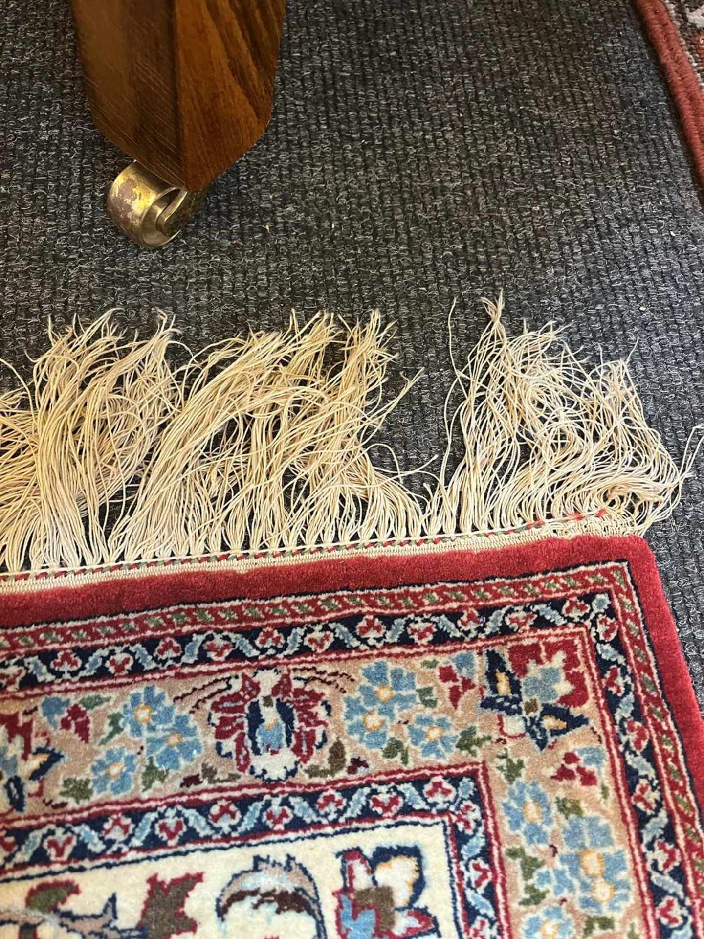 A Persian wool rug, - Bild 15 aus 16
