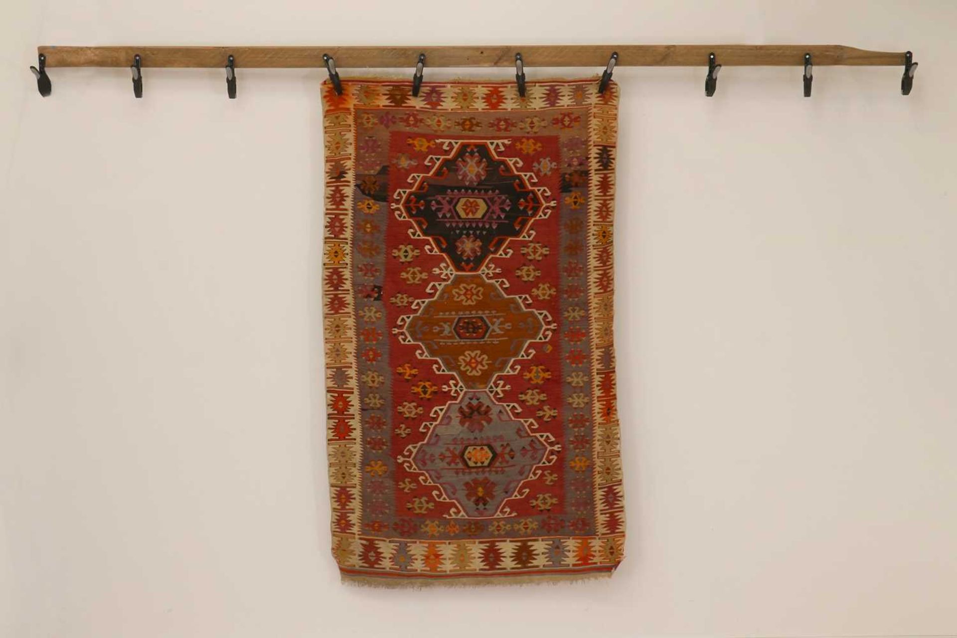 A kilim flatweave wool rug,