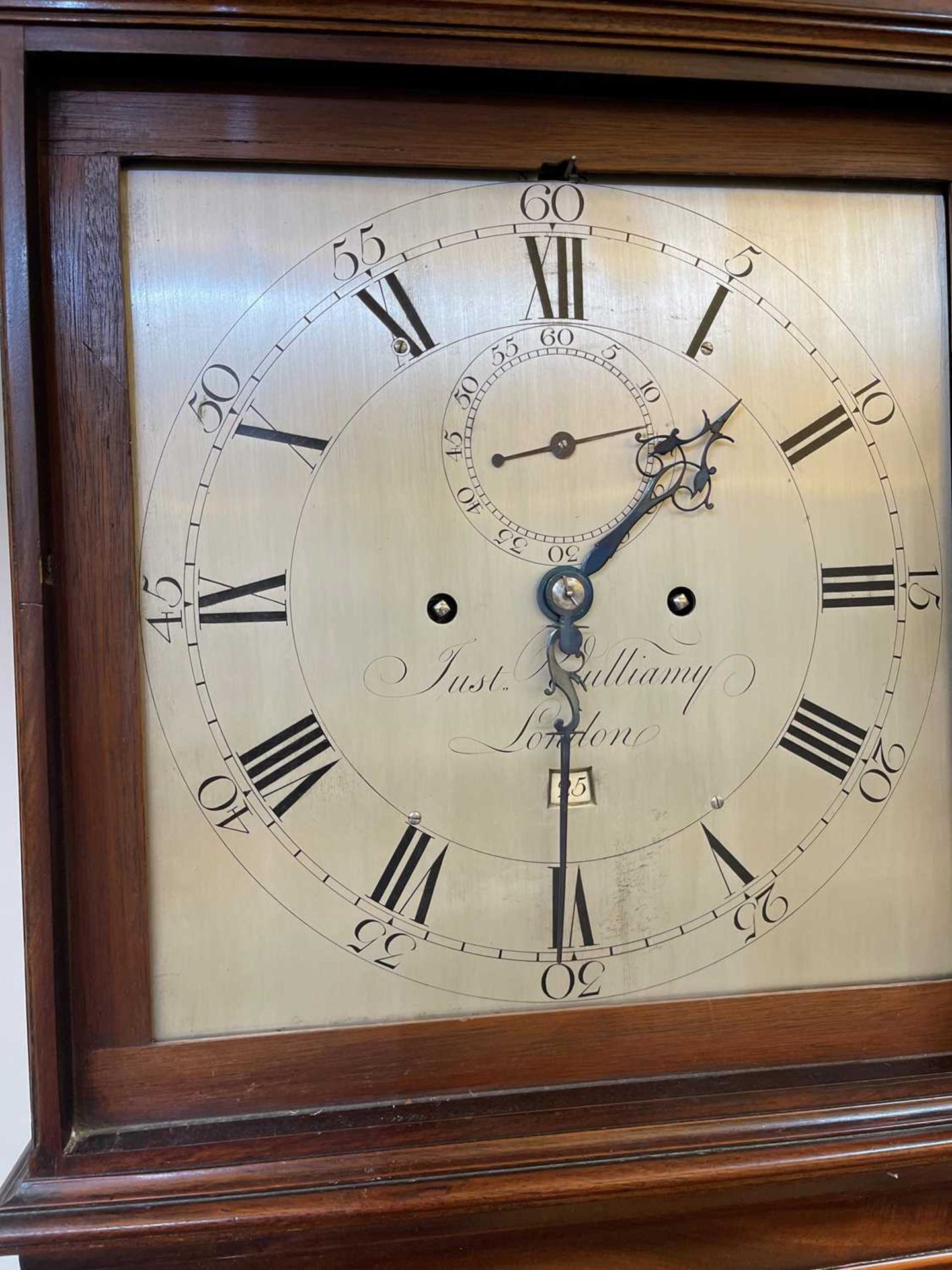 A mahogany and rosewood crossbanded longcase clock, - Bild 10 aus 17