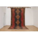 A kilim flatweave carpet,