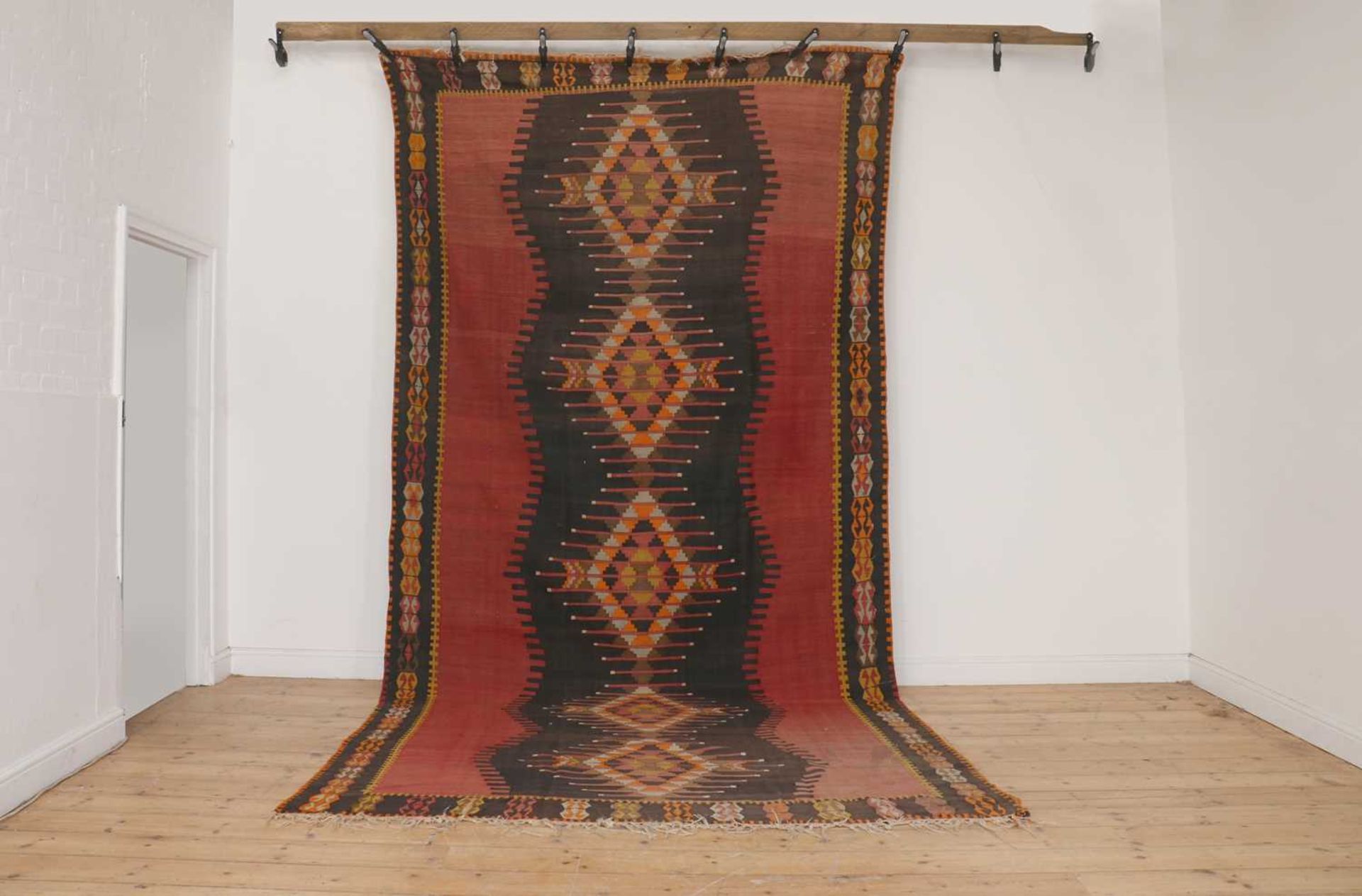 A kilim flatweave carpet,