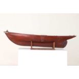 A large sailing model pond yacht,