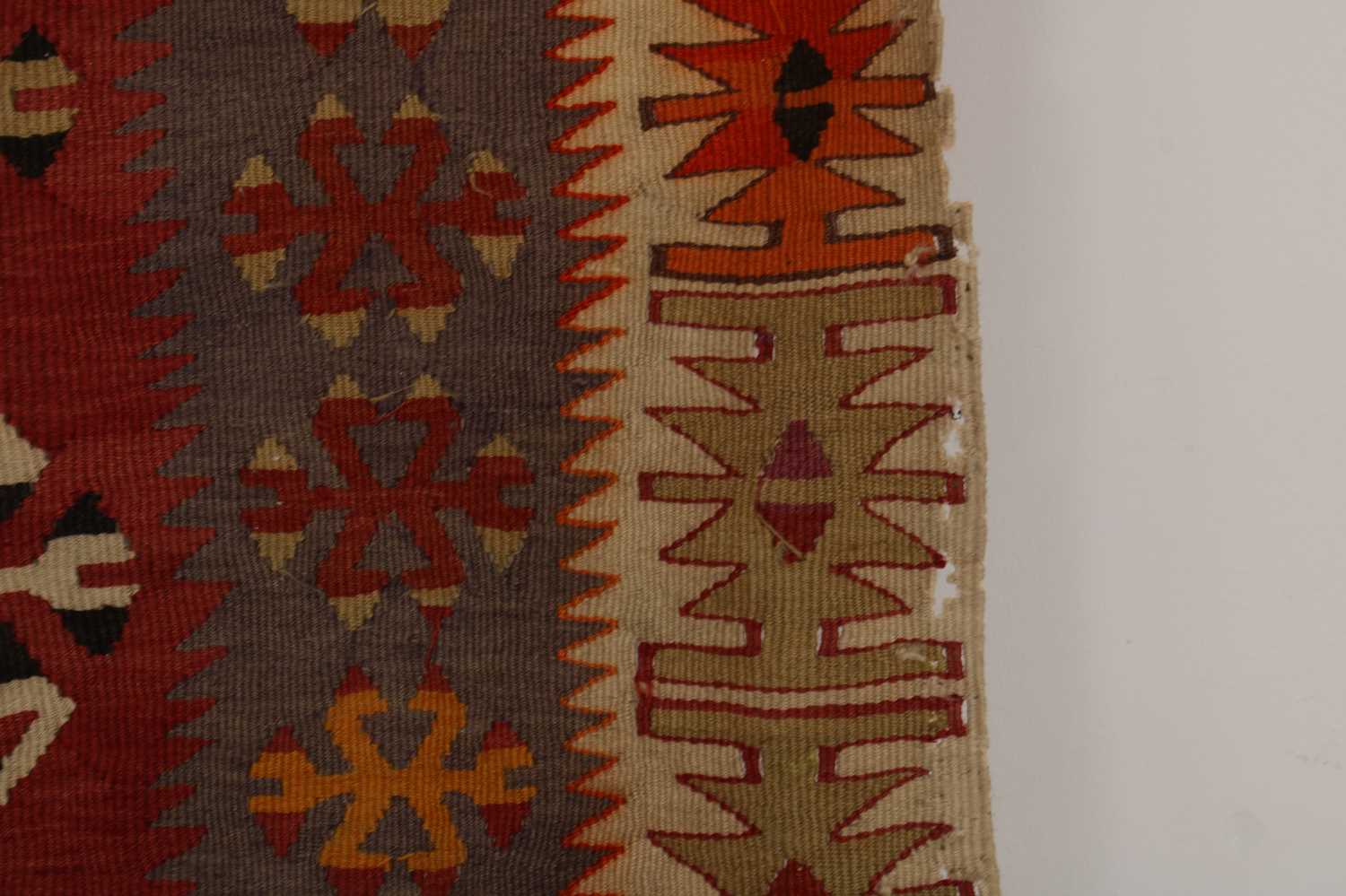 A kilim flatweave wool rug, - Image 3 of 7