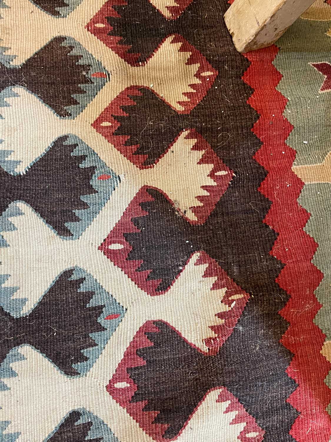 A Senneh kilim wool carpet, - Image 20 of 20