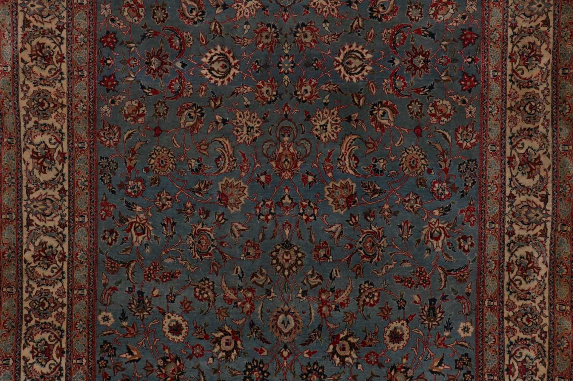 A Persian wool rug, - Bild 4 aus 16
