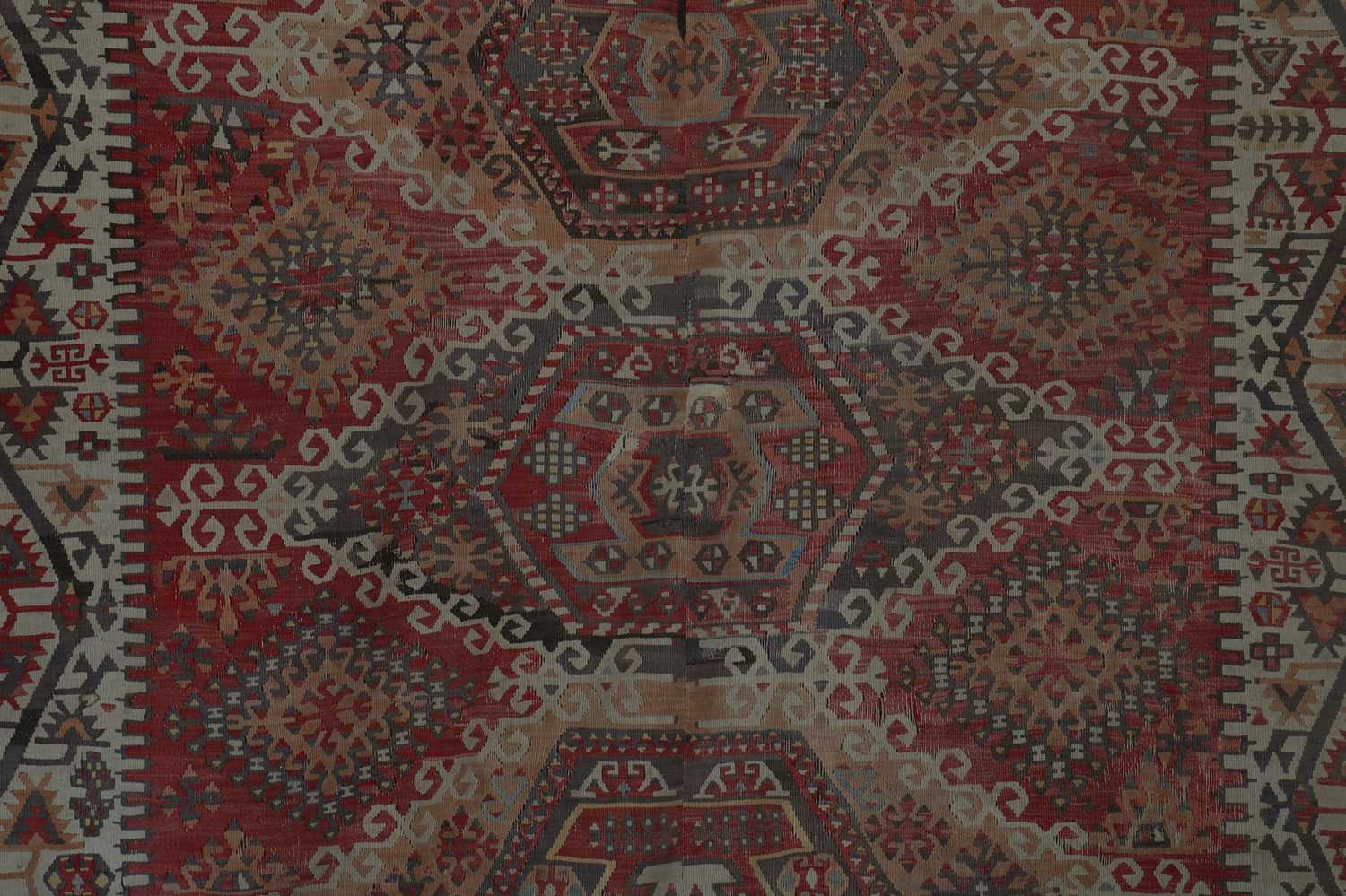A Kilim flatweave wool carpet, - Image 5 of 20