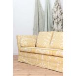 A large Knole sofa,