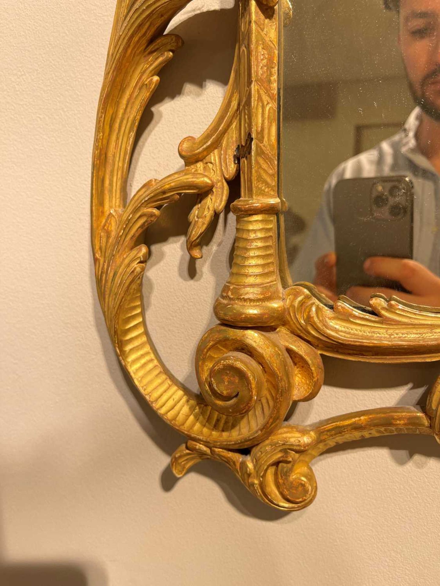 A George II giltwood mirror, - Bild 4 aus 19