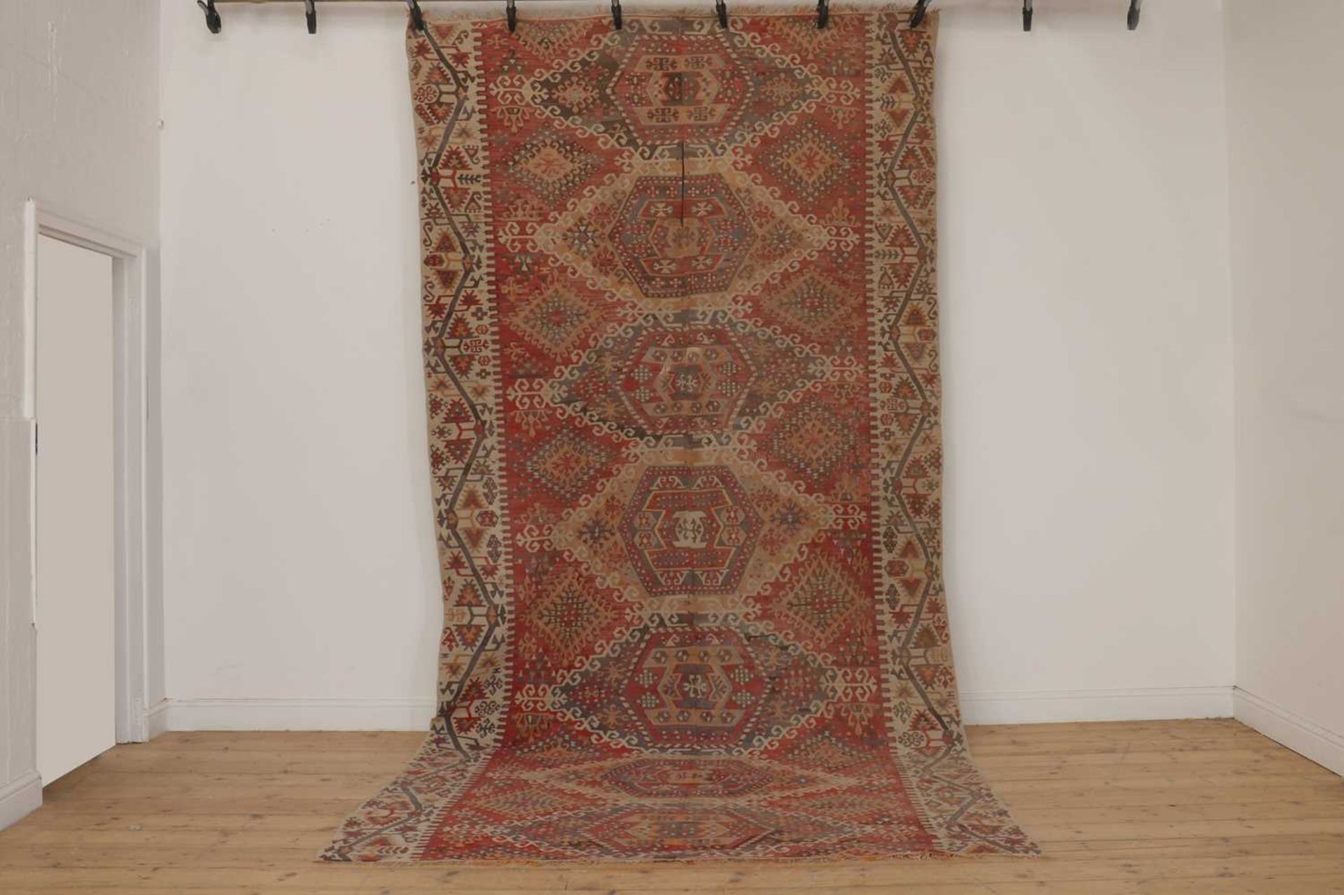 A Kilim flatweave wool carpet,