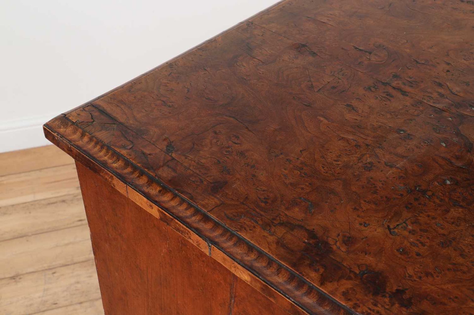 A George II walnut tall chest of drawers, - Bild 5 aus 5