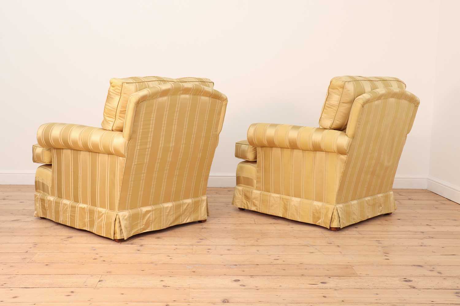 A pair of armchairs, - Image 5 of 6