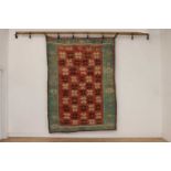 A kilim flat-weave wool rug,