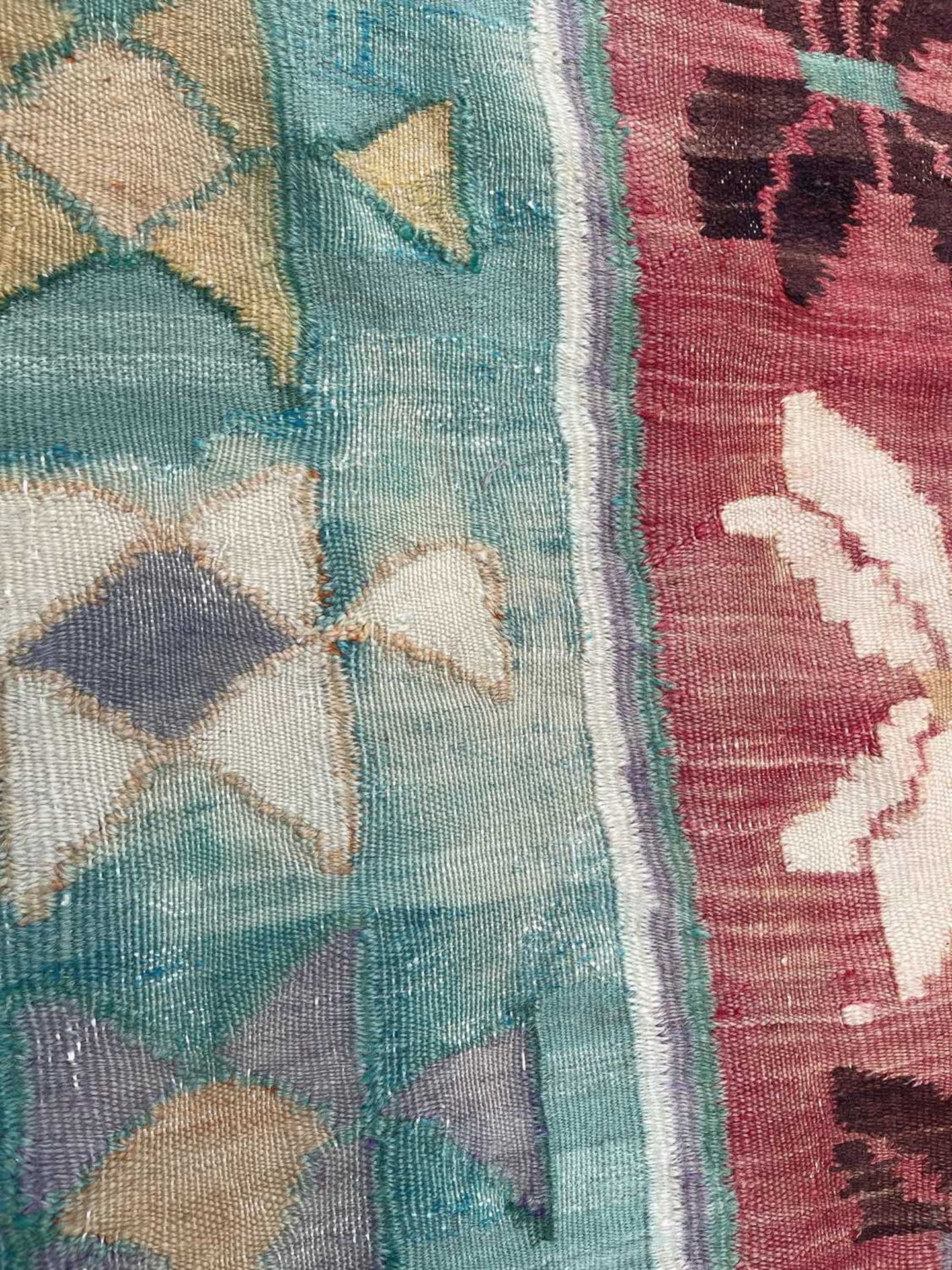 A kilim flat-weave wool rug, - Bild 16 aus 19