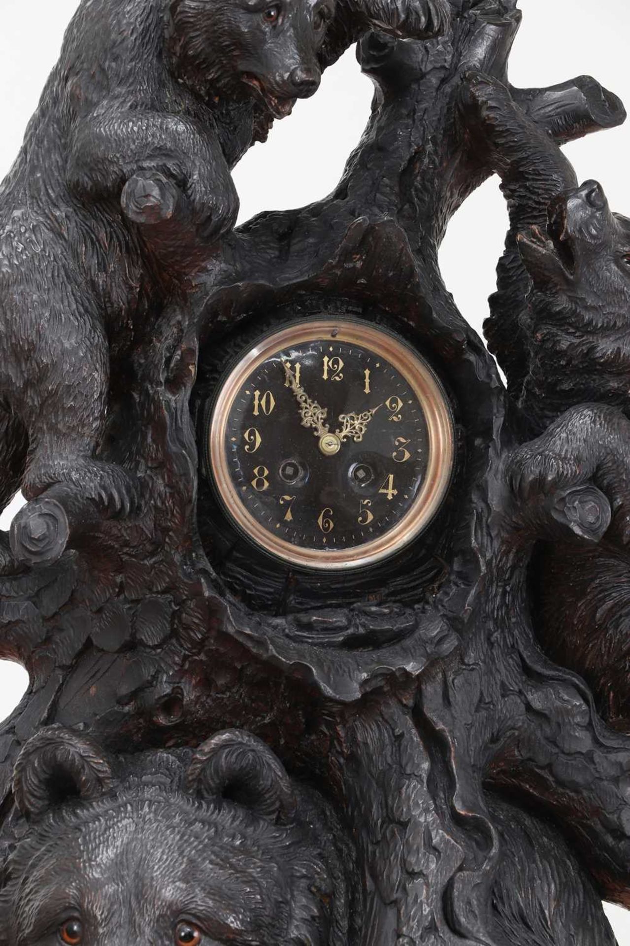 A large floor-standing Black Forest clock, - Image 9 of 15