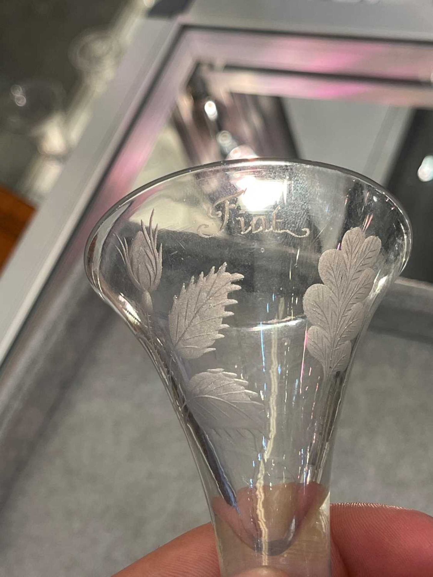 A Jacobite wine glass, - Bild 10 aus 11