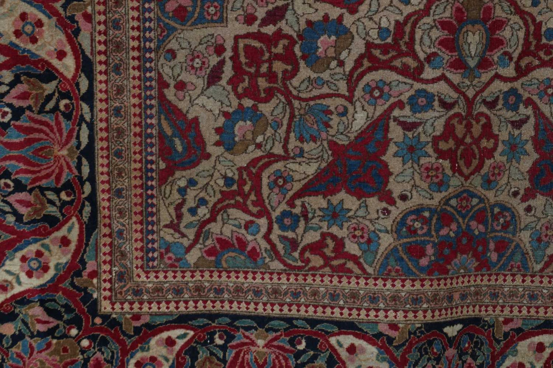 A Persian wool rug - Image 3 of 13