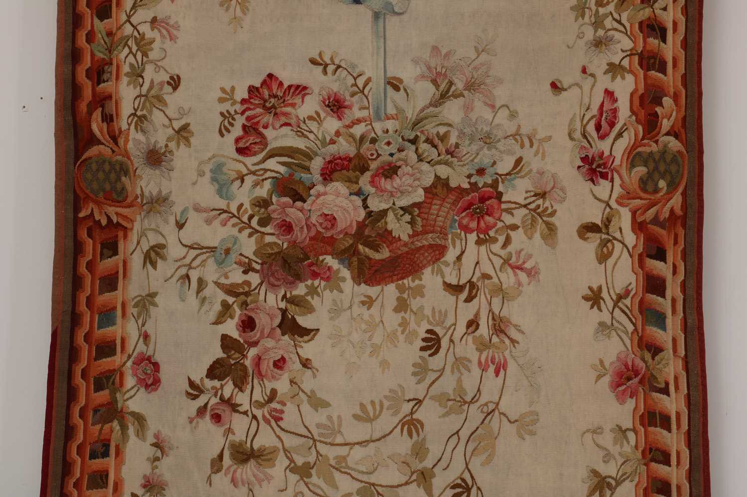 A pair of Aubusson tapestry portière, - Image 2 of 5