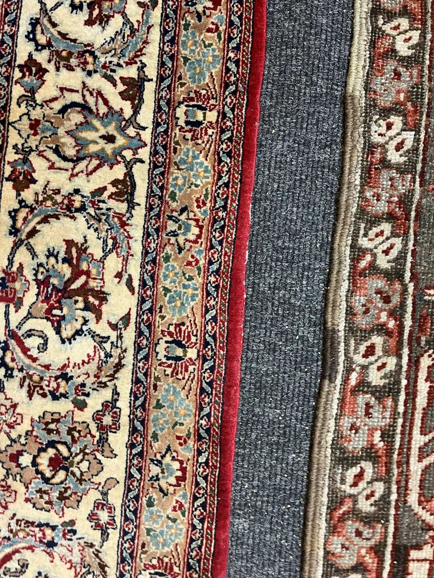 A Persian wool rug, - Bild 13 aus 16
