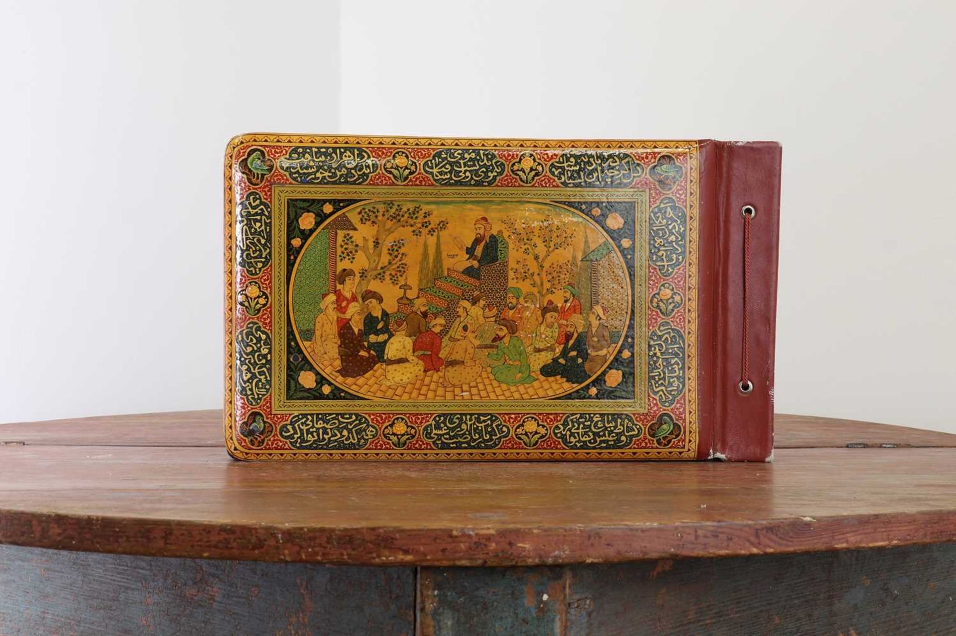 An inlaid, lacquered and silver-mounted photo album, - Bild 2 aus 27