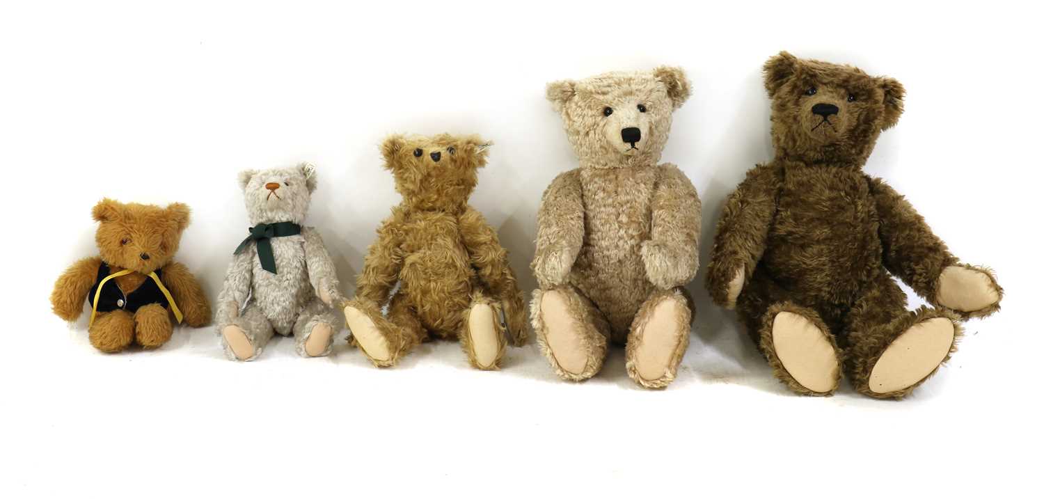 A collection of Steiff Harrods teddy bears