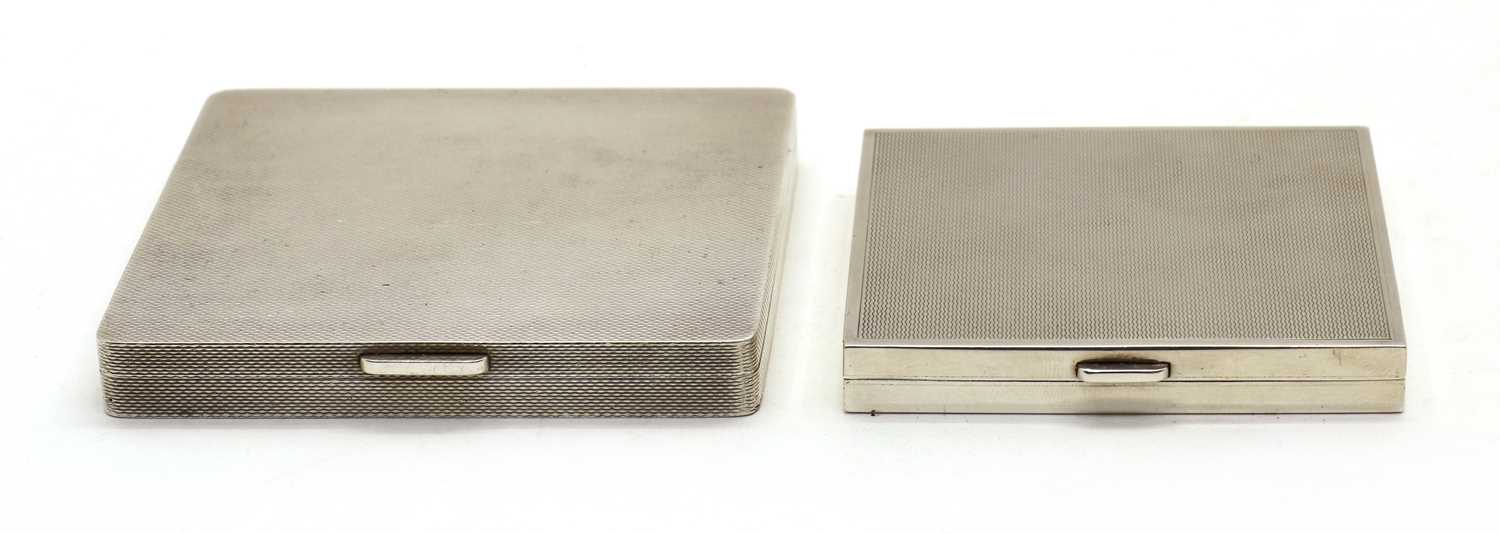 Two silver compacts, - Image 3 of 3