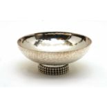 A silver-plated bowl in the manner of Jean Desprès,