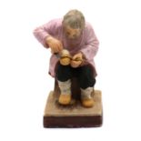 A Gardner biscuit porcelain figure,