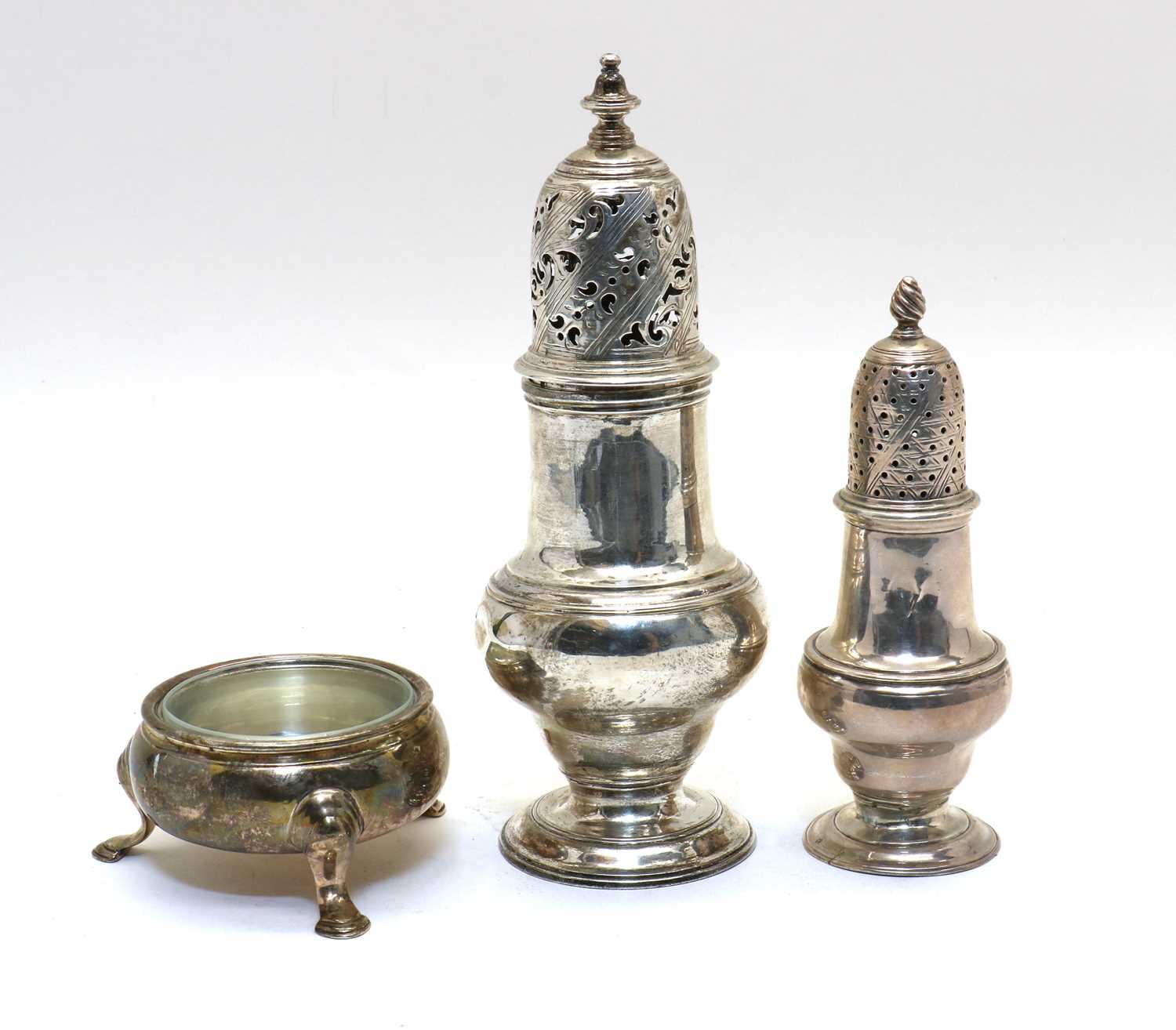 A George II silver sugar caster, - Image 2 of 3