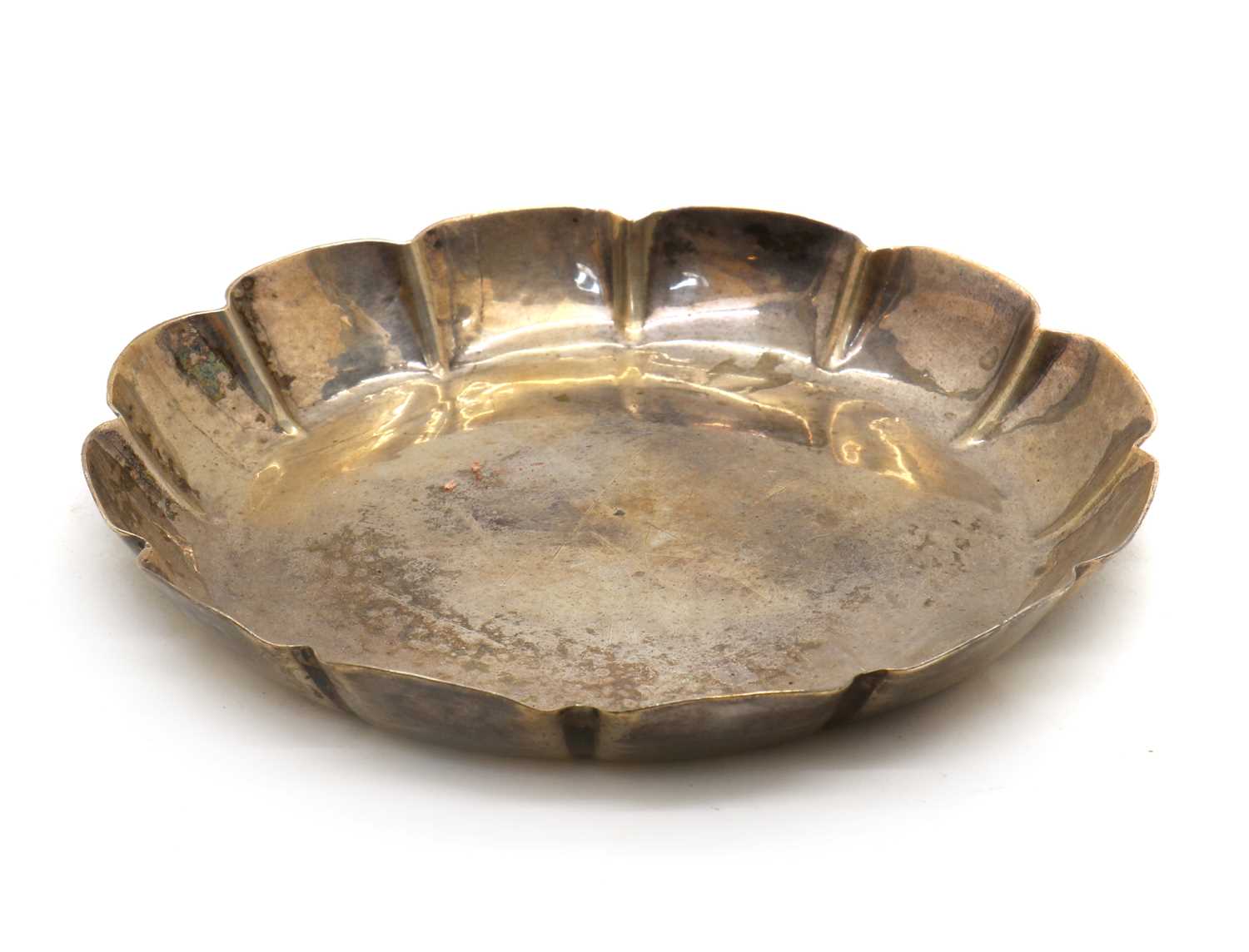 A George I Irish silver counter dish,