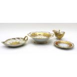A collection of four Karlsbader Wertarbeit porcelain items