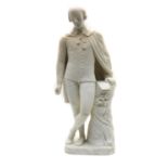 A Minton Parian ware figure of Shakespeare