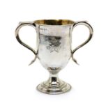 A George III silver twin-handled cup