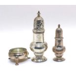 A George II silver sugar caster,