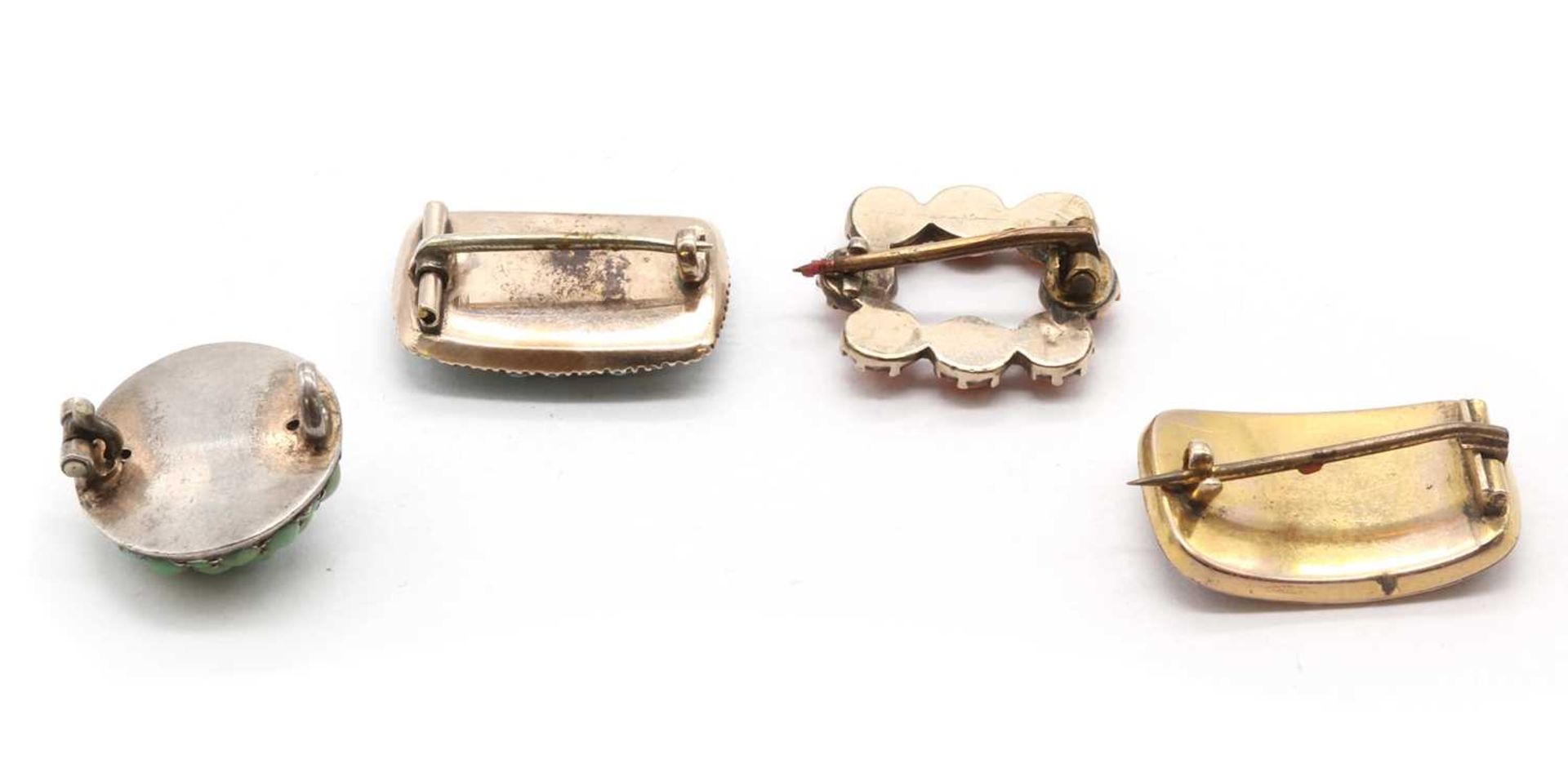 Four antique brooches, - Bild 2 aus 2