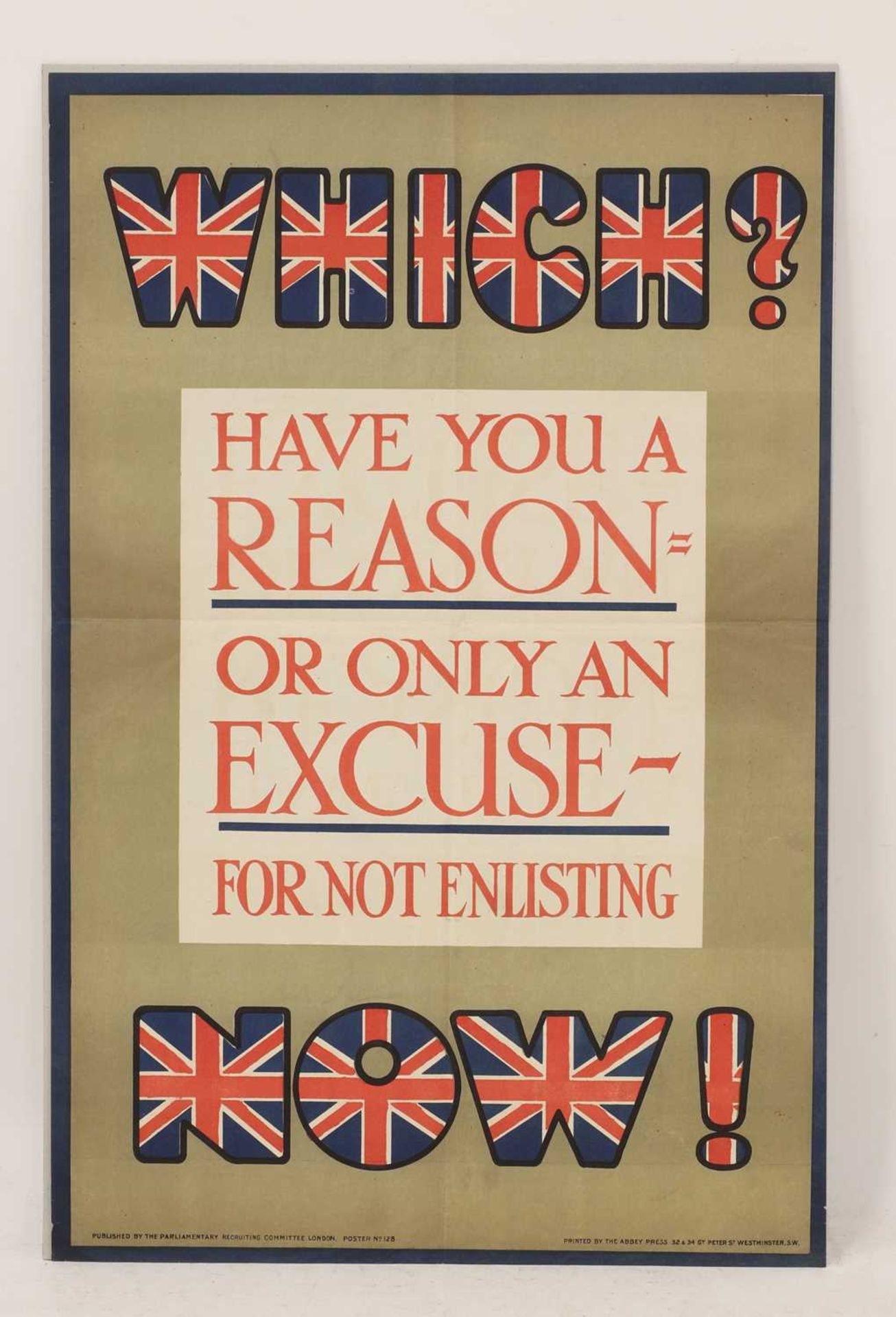 A World War I propaganda poster, - Bild 2 aus 2