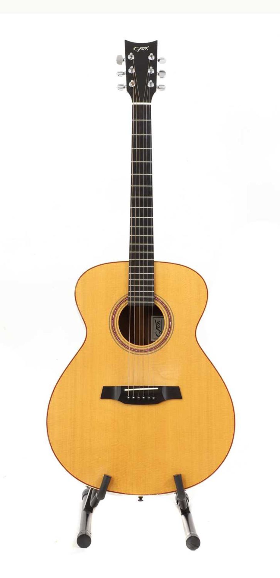 A Charles Fox C Fox S J Napa acoustic guitar,