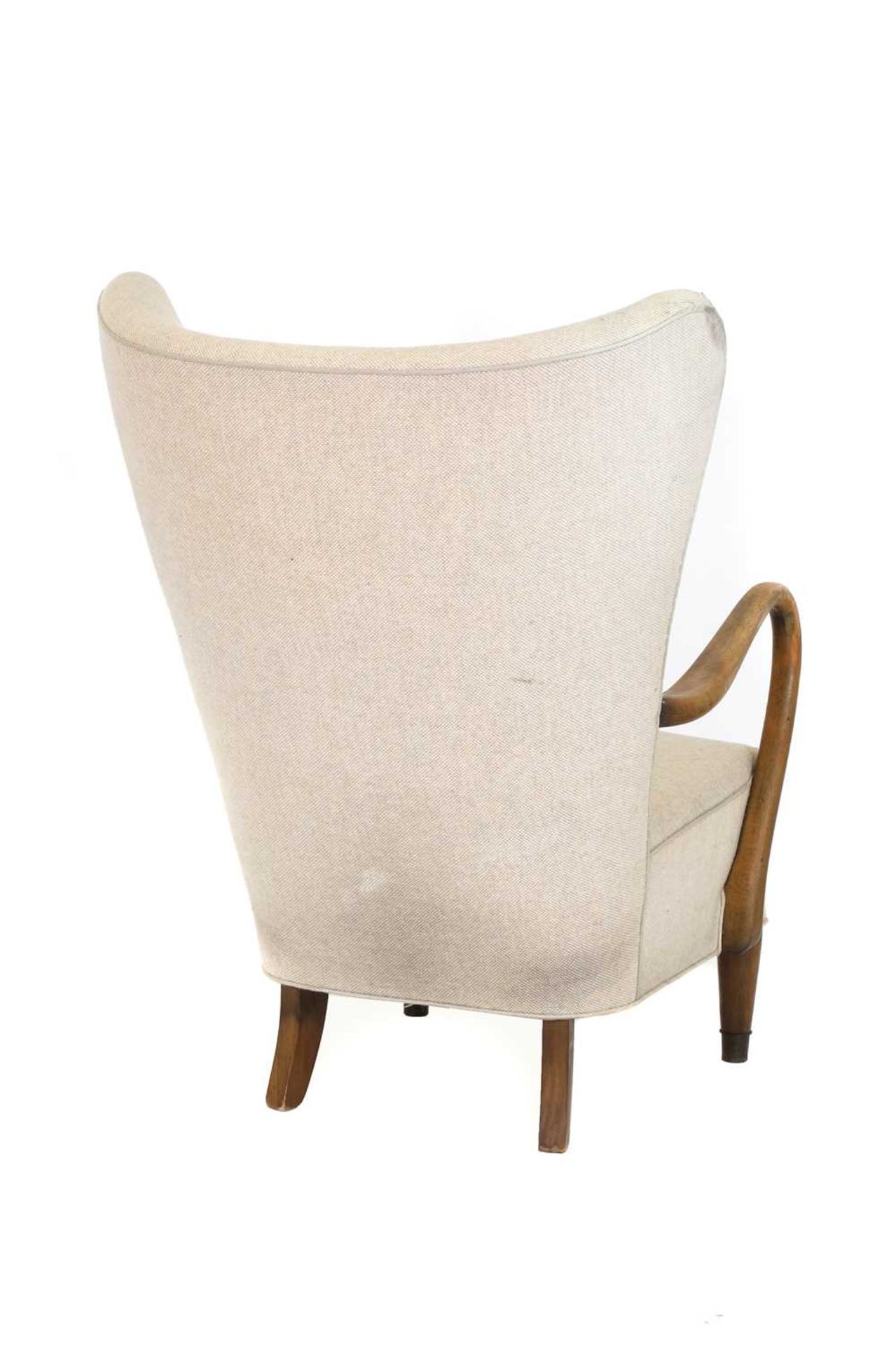 A Danish beech armchair, - Bild 3 aus 3