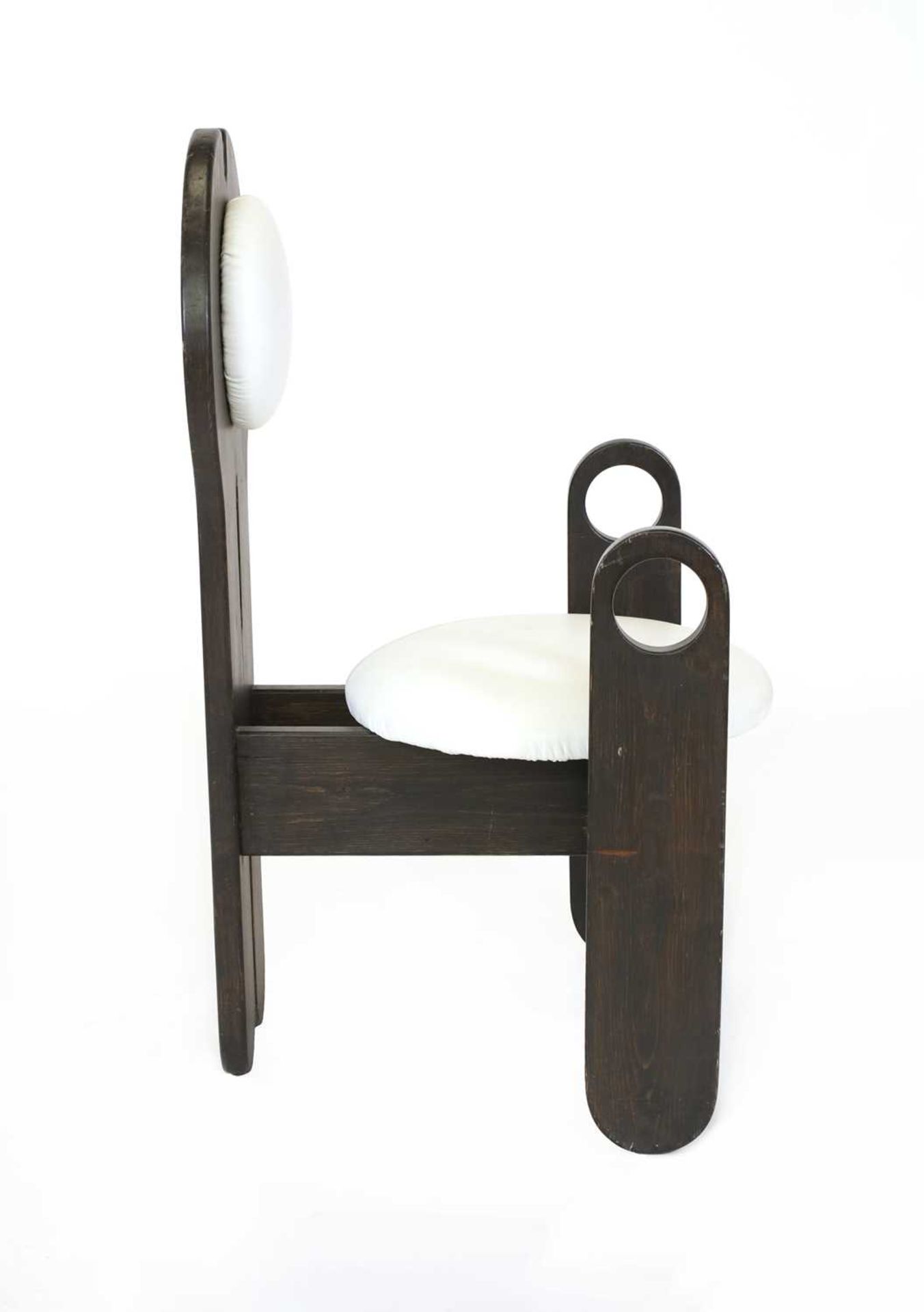 An Hungarian studio side chair, - Bild 2 aus 3