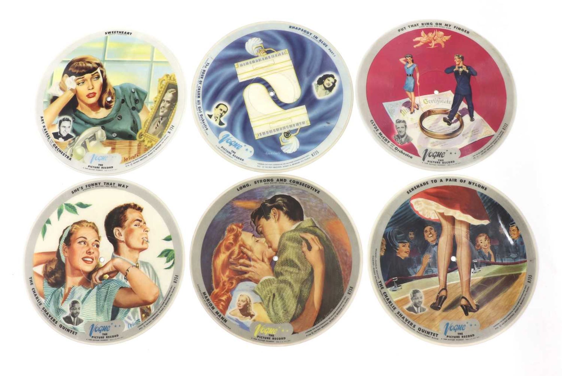 A group of sixteen early picture disc records, - Image 5 of 6