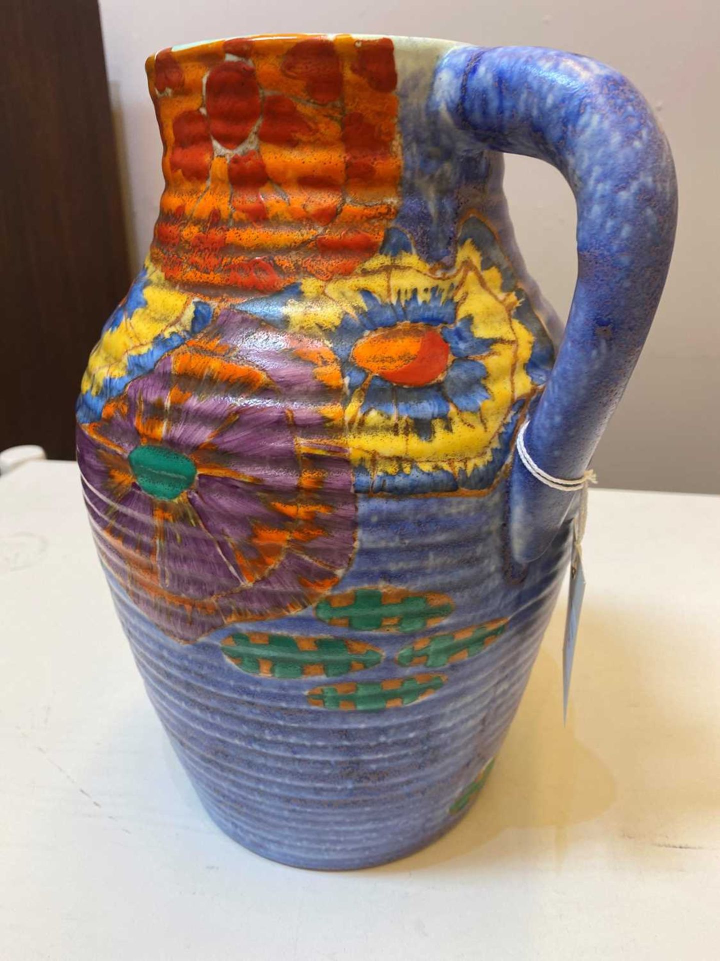 A Clarice Cliff 'Inspiration Clovre Waterlily' Lotus jug, - Bild 4 aus 8