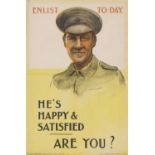 A World War I propaganda poster,