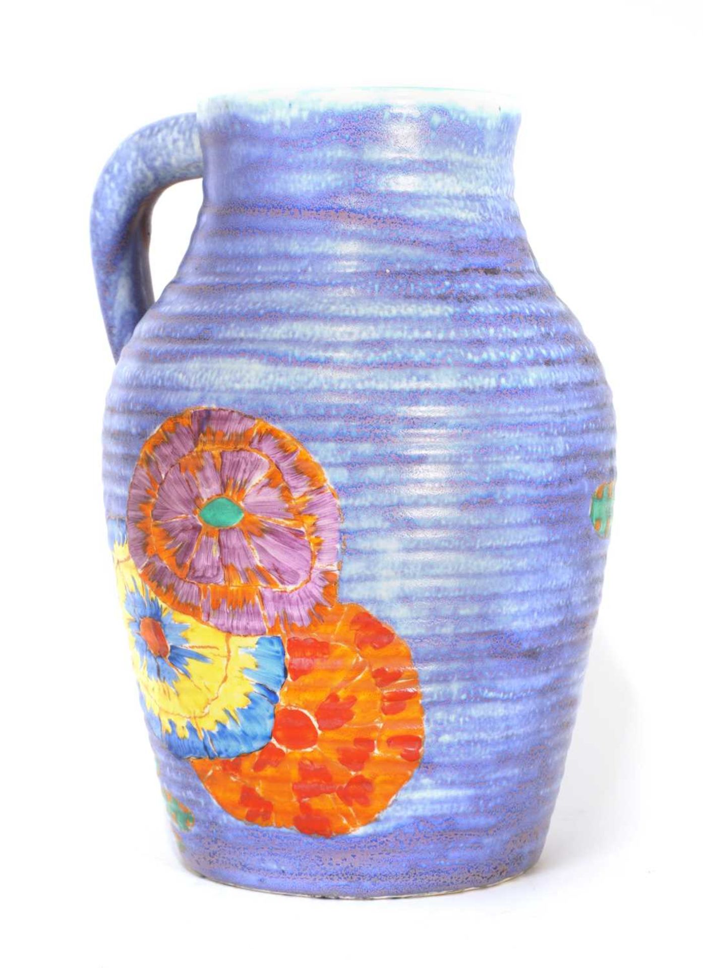 A Clarice Cliff 'Inspiration Clovre Waterlily' Lotus jug, - Bild 2 aus 8